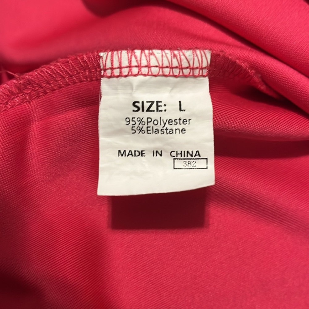 Pink One-Shoulder‎ Dress Large - Picture 4 of 4
